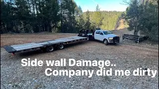 Tow rig issues:Side wall Damage+ lose lug nuts+ Not balancing tires and new hitch
