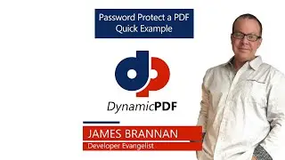 Password Protecting a PDF Using DynamicPDF Core Suite for .NET
