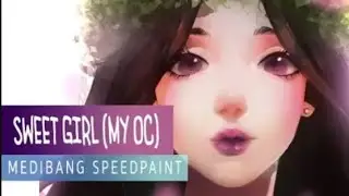 [Medibang Paint Pro speed drawing] Sweet Girl