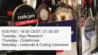 Google Code Jam 2021 R2 Solutions