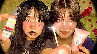 Alt girls give you a Tattoo in the Backrooms🩸 ASMR @catmeee25