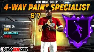 NEW “4-WAY PAINT SPECIALIST” IS THE BEST BUILD IN NBA 2K23! *NEW* BEST GAME-BREAKING BUILD NBA2K23!