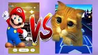 Tiles Hot BATTLE | MARIO VS Puss in Boots