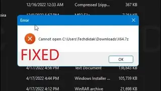 FIXED ~ Error You Cannot Open, Windows Cannot Access the specified device, path, or File