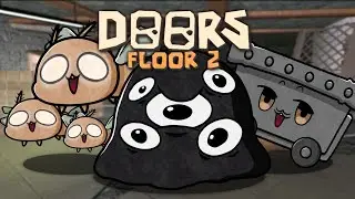 [ROBLOX] 깜찍한 '도어즈 2' 최종보스 댐 시크 애니메이션 [ kawaii Doors Floor 2 : The Mines jumpscare animation 2 ]