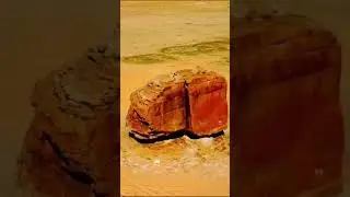 Инопланетяне разрезали этот камень как кусок масла #shorts
