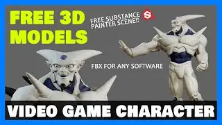 🔴 3D Character with Textures for Download - Low Poly 3d for games - 🙊🙊 FREE 3D MODELS 🙊🙊