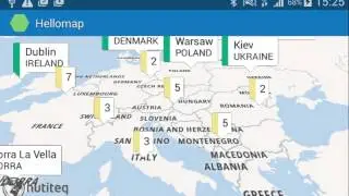 BalloonPopup clusters with Nutiteq SDK