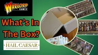 Epic Hail Caesar Unboxing! | Warlord Games Miniatures Revealed