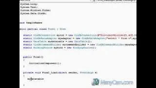 Visual C# Tutorials 1   CONNECT AND BIND OBJECTS TO MS ACCESS DATABASE