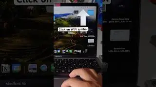 How to connect to WiFi on MacBook 💻👀 