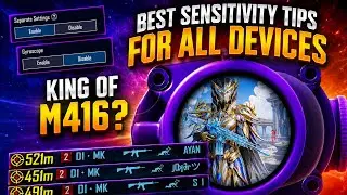 M416 Zero Recoil Sensitivity 🔥 Best Settings For All Devices