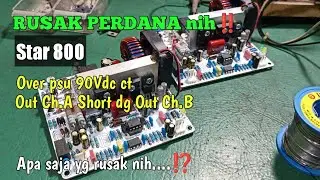 Service Power Class D Star 800, Out A konslet Out B