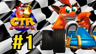 CRASH TEAM RACING [PS1 DUBLADO] #1 - GAMEPLAY DO INÍCIO
