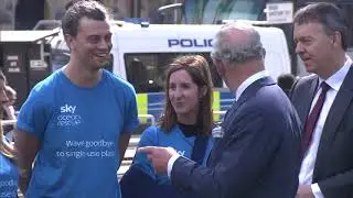 HRH Prince of Wales meets Plasticus the Plastic Whale | Sky Ocean Rescue