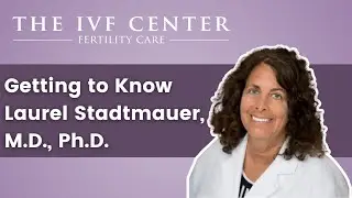 Get to Know Laurel Stadtmauer, M.D., Ph.D.