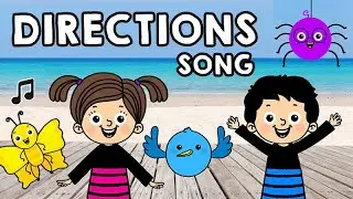 Directions Song  | Left - Right, Up - Down, Front - Back, Forward  - Back  |  Left - Right Game