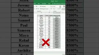 How To Add Percentage Symbol For Multiple Numbers In Cells In Excel 