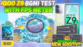 🔥iQOO Z9 5G BGMI Test on Fps | iQOO Z9 Bgmi Sensitivity Settings