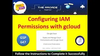 Configuring IAM Permissions with gcloud Lab Solution[Step by Step] 