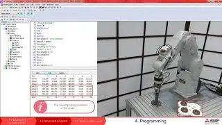 Robot Melfa programming - Lesson 15 Advanced program