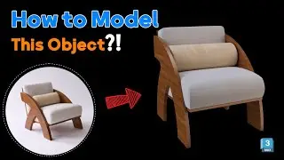 How to model this sofa in 3ds Max