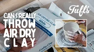 Can I throw with air dry clay?
