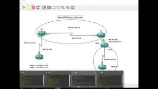 BGP y EIGRP: route map y redistribuccion