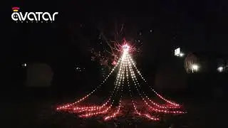 Christmas Decorations Star String Lights 344 RGBW LED DIY Effects Review