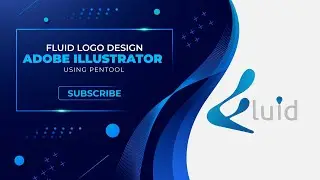 FLUID LOGO DESIGN IN ADOBE ILLUSTRATOR