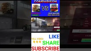 truckers of Europe 3 vs truck masters indian simulator comparison 