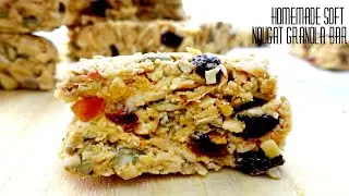 No Oven Soft Nougat-Style Oat Bars | Quick Visual Guide