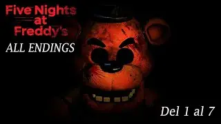 TODOS los FINALES de FNAF (1-SB) | FreddyFax