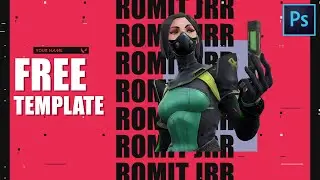 Valorant Thumbnail Pack + Tutorial | Adobe Photoshop | FREE Template Download