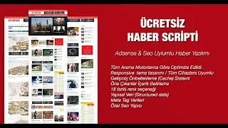 Ücretsiz Haber Scripti - Haber Yazılımı (İndirme - Kurulum)
