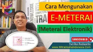 Cara Menggunakan E-METERAI (Meterai Elektronik) Untuk Dokumen Resmi