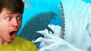 Reacting to MEGA SEA EATER vs GODZILLA EARTH!