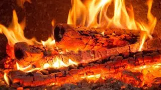 12 HOURS of Relaxing Fireplace Sounds - Burning Fireplace & Crackling Fire Sounds (NO MUSIC)