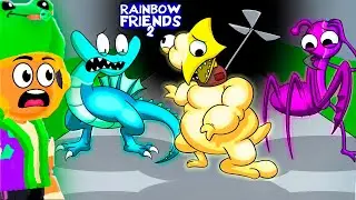 ¡RAINBOW FRIENDS CHAPTER 2 pero SON MUTANTES! (ROBLOX  ANIMATION) 🐸 SIMBA