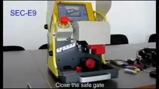 Как нарезать ключ на машине SEC-E9