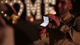Pariste çılgın evlenme teklifi