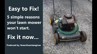 5 simple reasons your lawn mower won't start