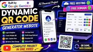 Built by AI | QR Generator|Copy & Paste + Free Hosting | college project
