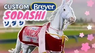 Making a Custom Breyer Sodashi (Also how to make racing tack)