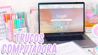 22 TRUCOS PARA COMPUTADORAS! Como personalizar y organizar laptop aesthetic | PC WINDOWS Y MACBOOK