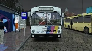 OMSI 2.Fiktiv Pomorze.1 маршрут на MB O 305