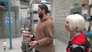Kawasaki KM90, getting my parts powder coated - Part 11