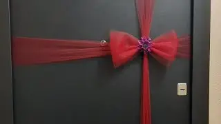 Украшаю входную дверь к Новому году 🚪Как вам?