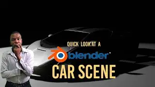 Car Showcase ad made with blender3d