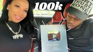 WE FINALLY GOT THE 100K SUBSCRIBER PLAQUE UNBOXING. (ICE CREAM MUKBANG).